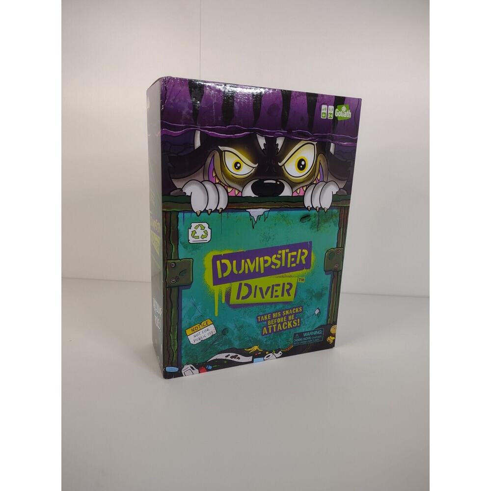 Dumpster Diver Game NEW Sealed Age 4+ for 2-4 Players Family Game Night